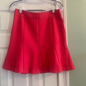 Banana Republic Size 8 Hot Pink Flared Mini skirt